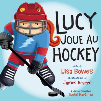 Lucy joue au hockey
